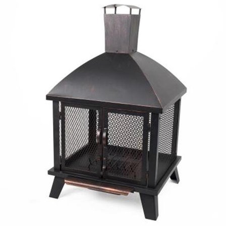 GHP GROUP GHP Group DGLOFW577HC Stratford Firehouse; Rubbed Bronze DGLOFW577HC